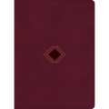 CSB Day-By-Day Chronological Bible, Burgundy Leathertouch - Imitation Leather