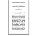 Zuberi; and the Maroons of Maa - Paperback