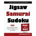 Jigsaw Samurai Sudoku: 500 Easy to Hard Jigsaw Sudoku Puzzles Overlapping into 100 Samurai Style - Paperback