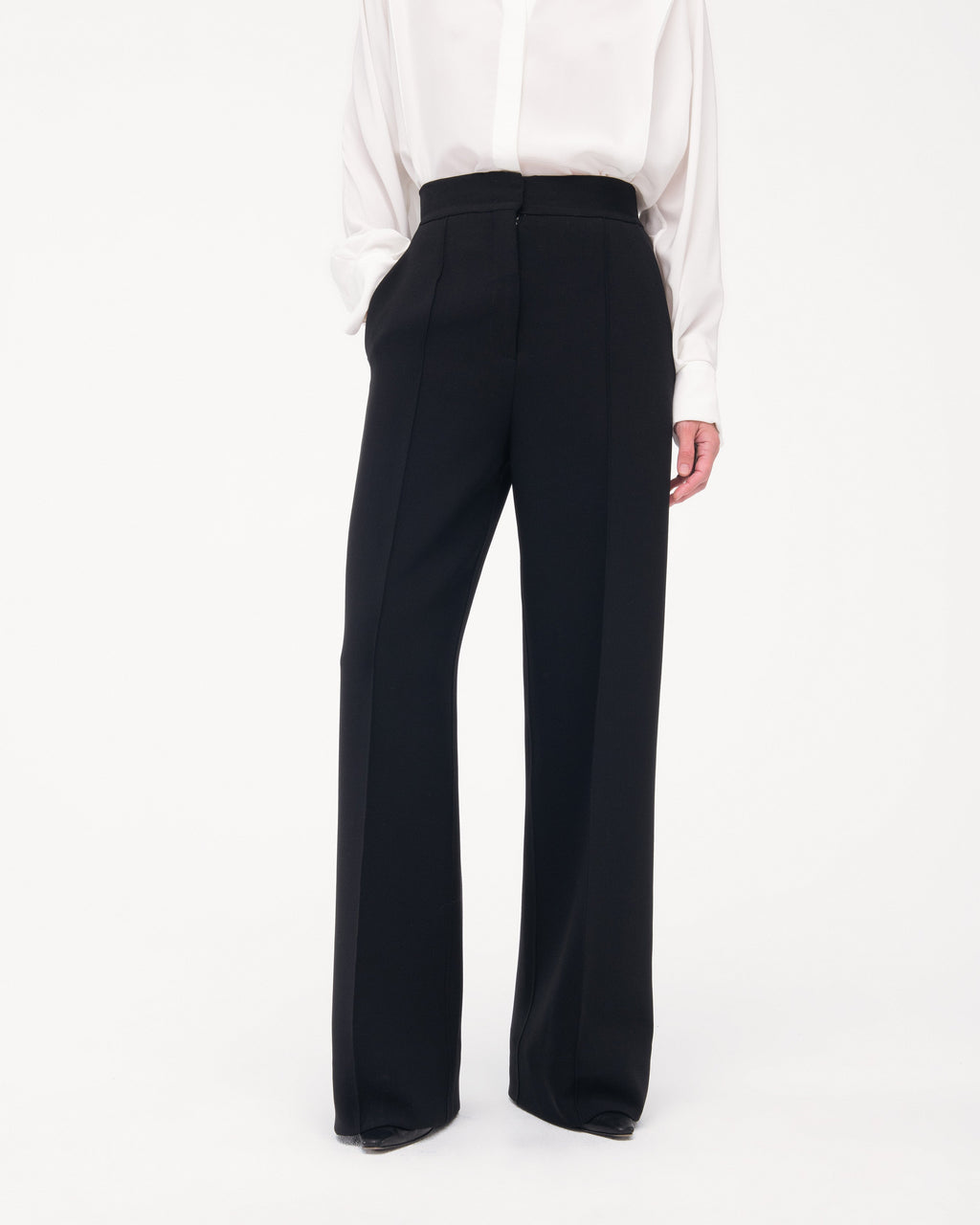 Doppio Wide Leg Pant | Black