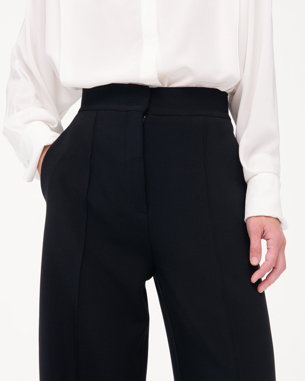 Doppio Wide Leg Pant | Black