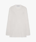 Draped Crew Knit | Off White