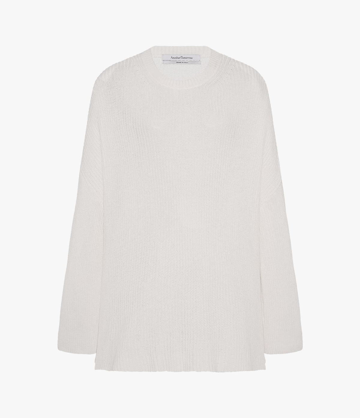 Draped Crew Knit | Off White
