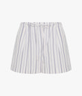Drawcord Short | White/Navy Stripe