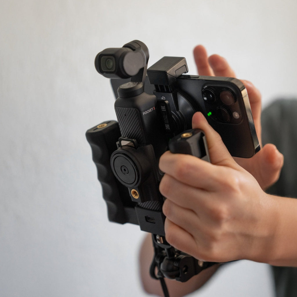 Grip Rig 2 for DJI OSMO Pocket 3 & 4 | Mount Your Phone, Mics, Lights