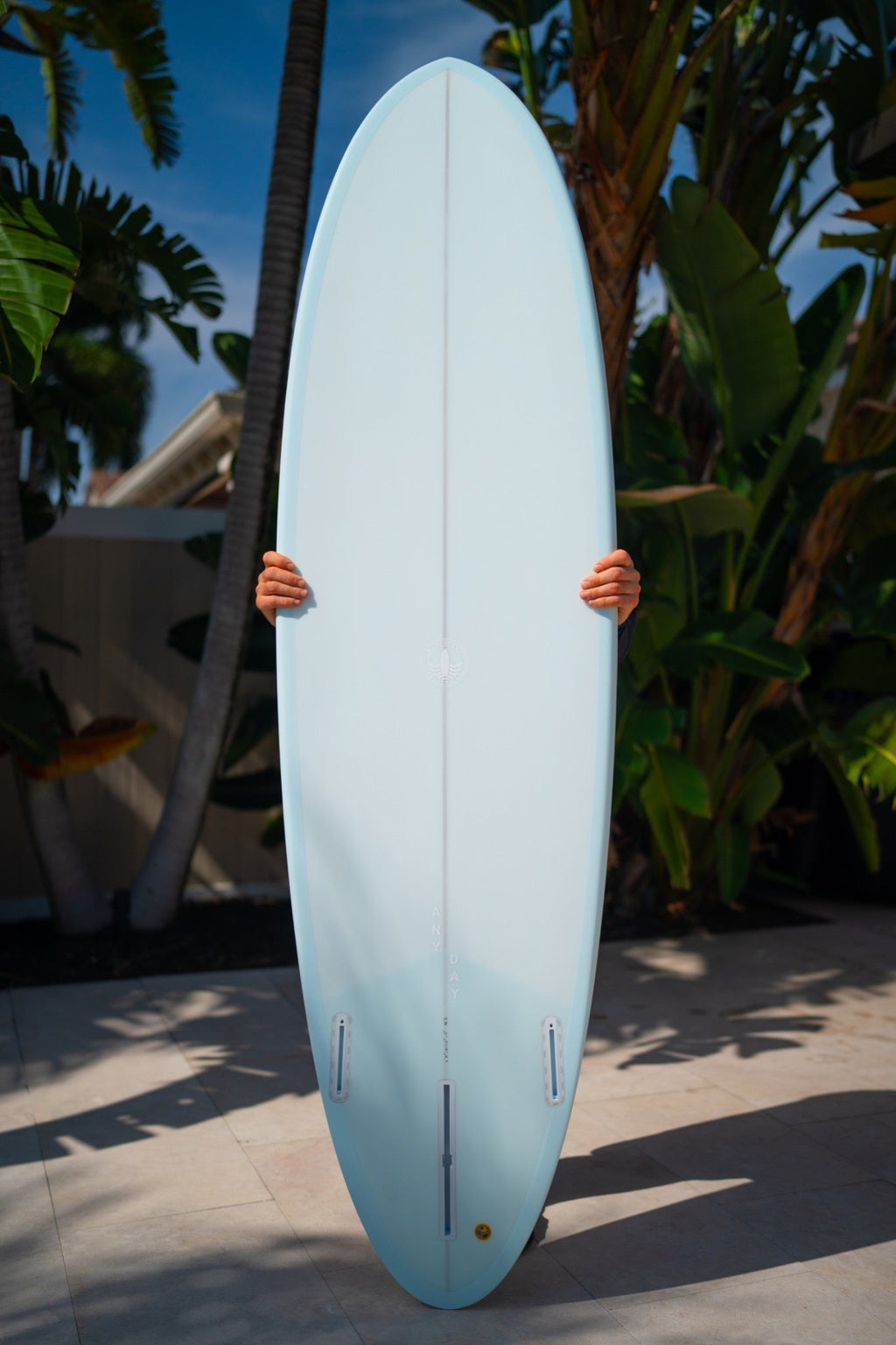 ANY DAY All-Around Mid Length Surfboard – Powder Blue EPS