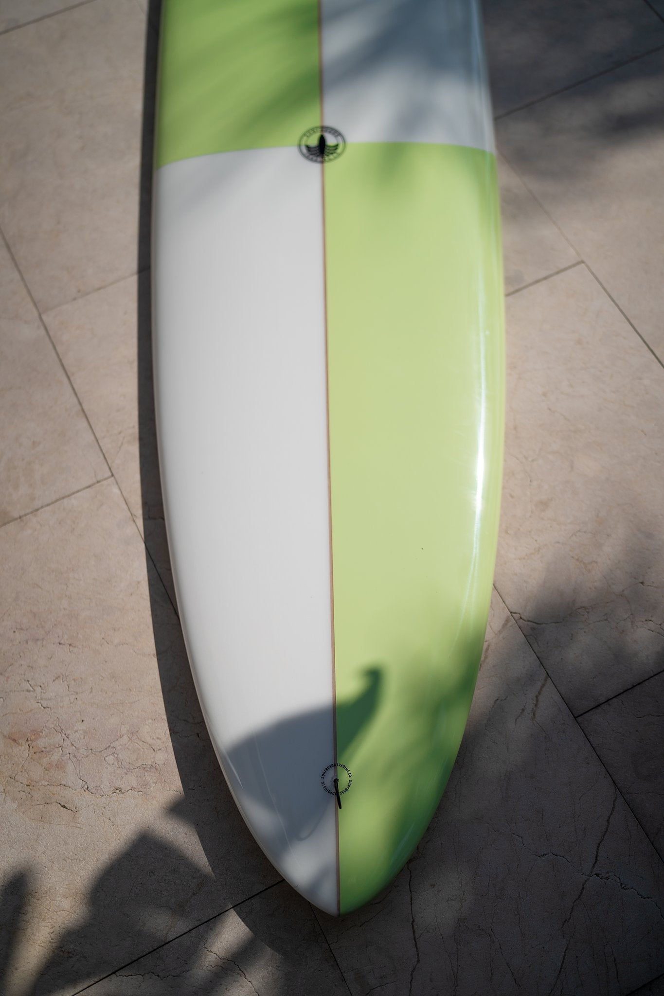Dumplin Mid Length Surfboard – Checkered Sea Glass
