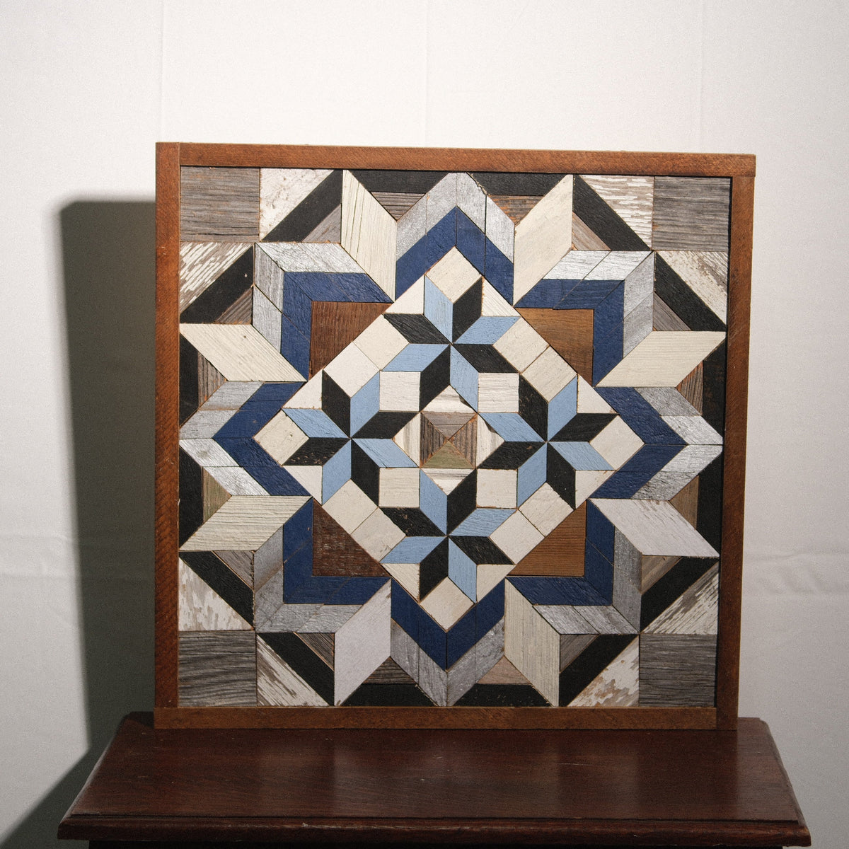 Amish Handmade Barn Quilt Wall Art – Reclaimed Barn Wood – 20.75” x 20.75”