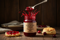 Sour Cherry Jam | Tart Old-Fashioned Fruit Spread | 18 oz