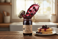 Black Raspberry Seedless Jam | No Sugar Added Fruit Spread | 9 oz