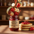 Banana Strawberry Jam | Sweet Old-Fashioned Fruit Spread | 18 oz