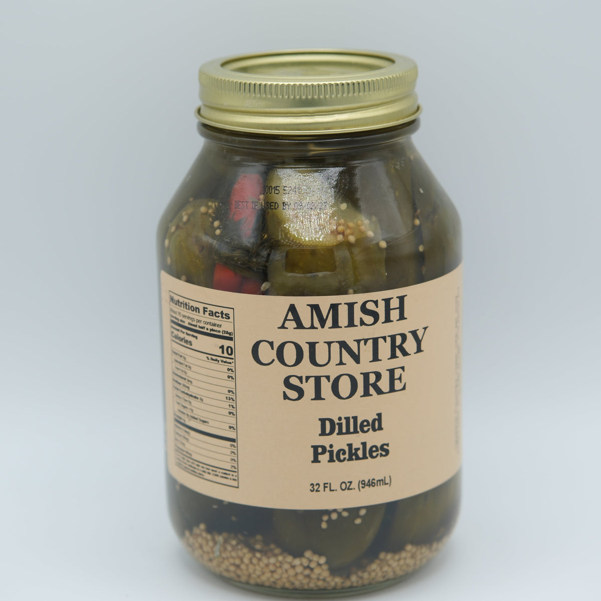 Dilled Pickles | Old-Fashioned Garlic Dill Spears | 32 oz