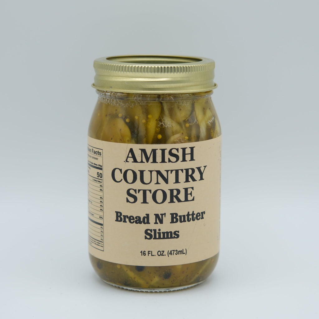Bread ’N Butter Slims | Sweet Old-Fashioned Pickle Slices | 16 oz