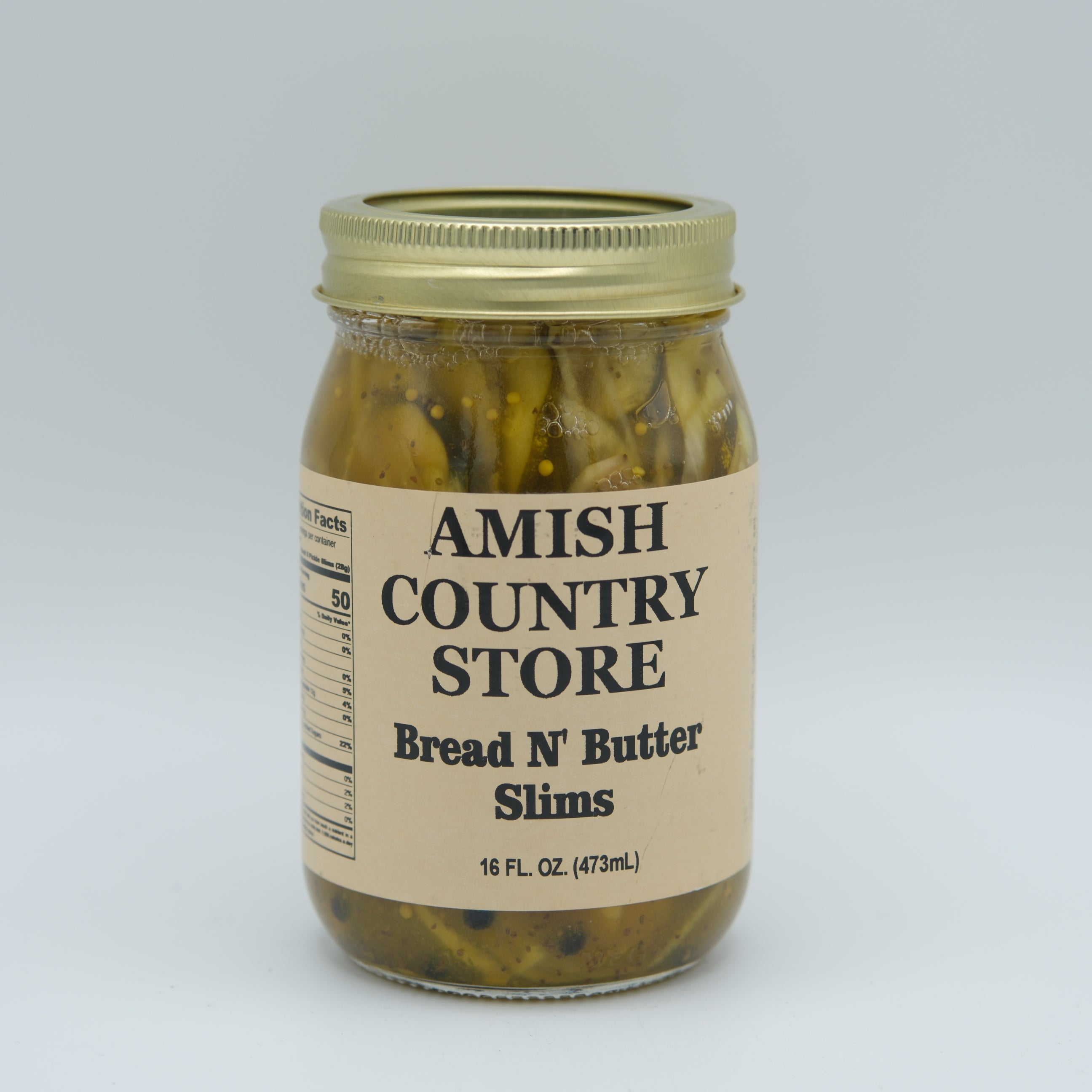 Bread ’N Butter Slims | Sweet Old-Fashioned Pickle Slices | 16 oz