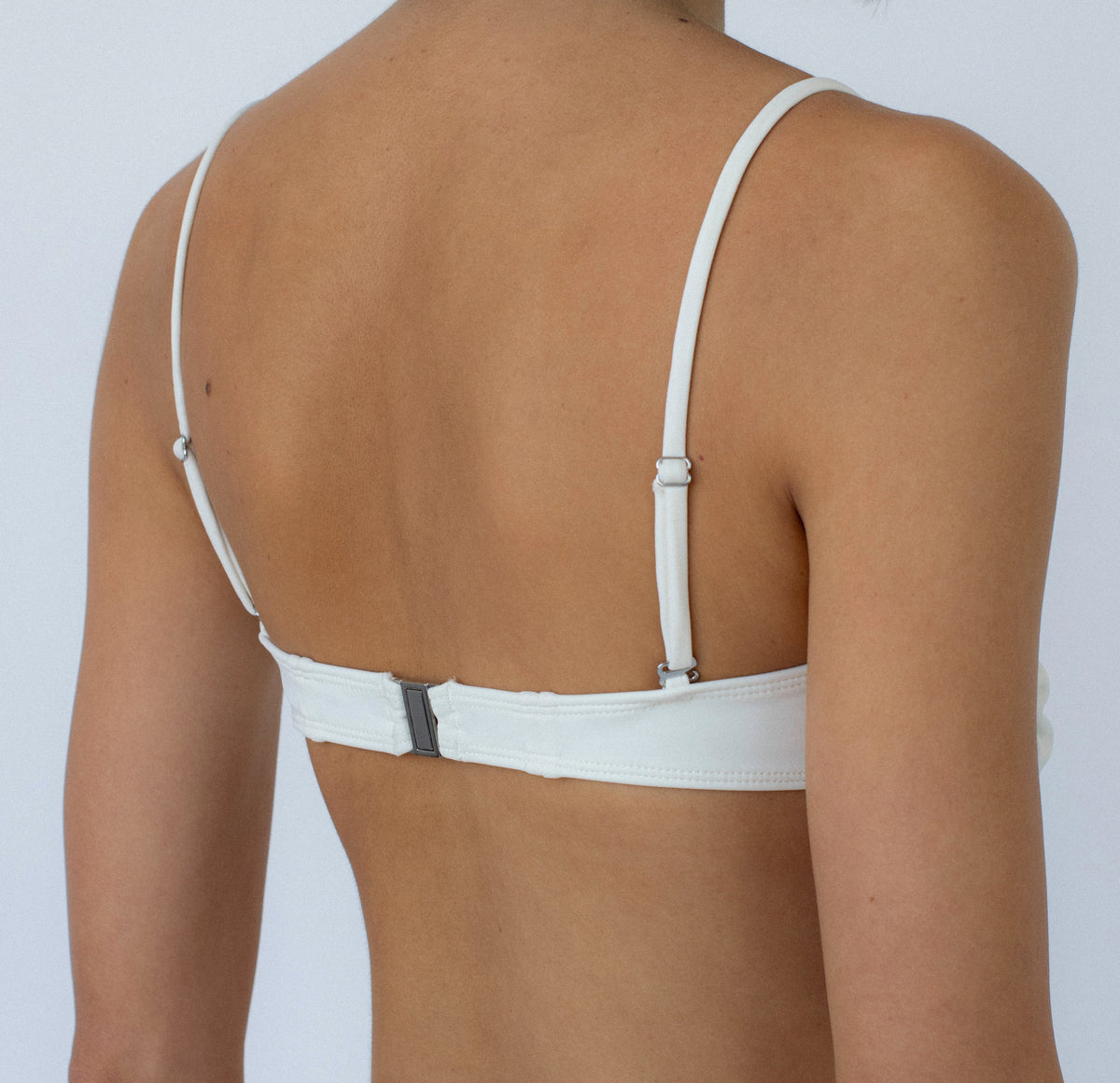RUCHED BALCONETTE BIKNI TOP