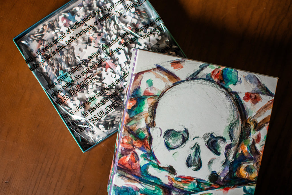 1000-Piece Puzzle: Paul Cezanne, Skull on a Curtain
