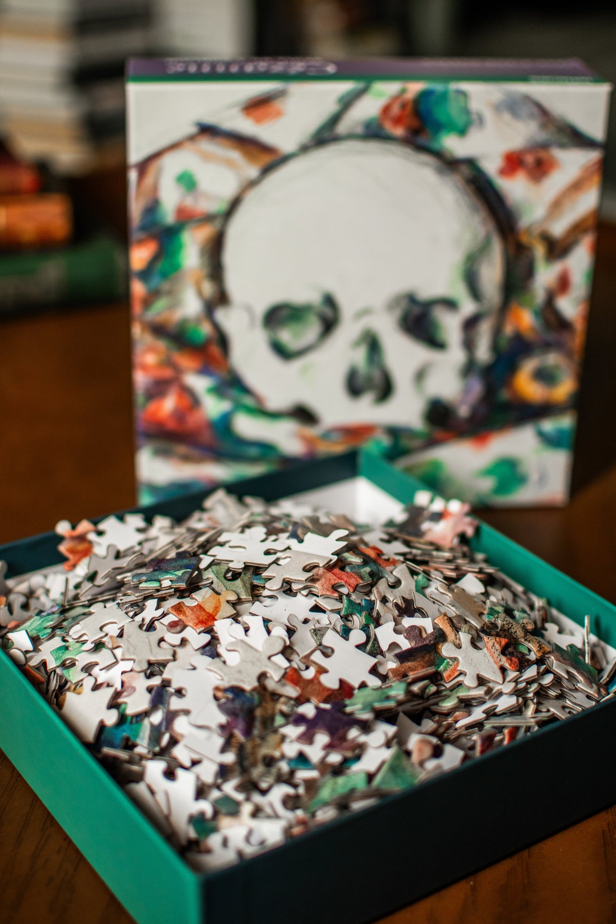 1000-Piece Puzzle: Paul Cezanne, Skull on a Curtain