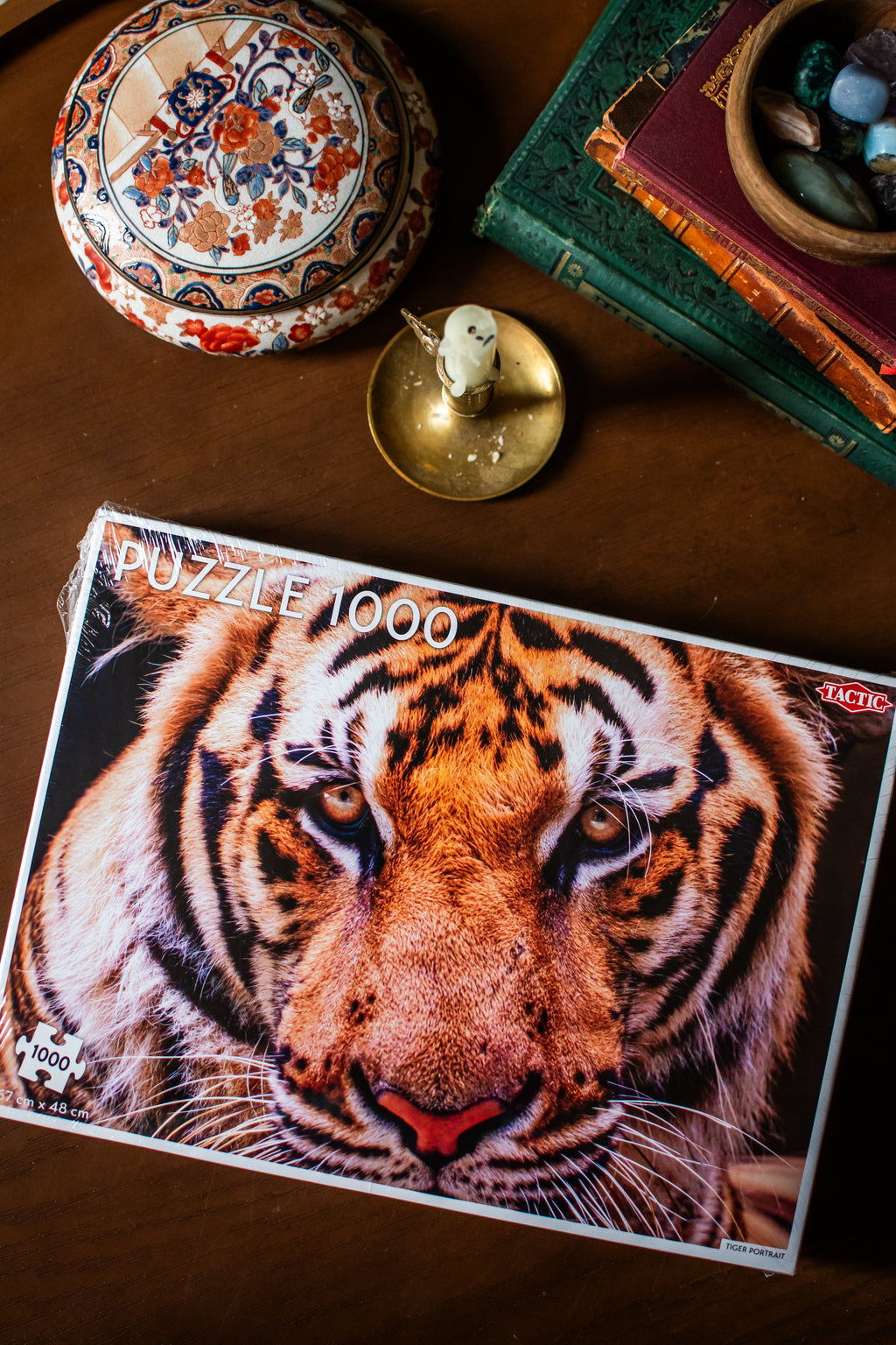 🐅🧩✨ Majestic Tiger Portrait 1,000-Piece Jigsaw Puzzle