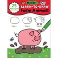 My First Learn-To-Draw: Farm Animals: (25 Wipe Clean Activities + Dry Erase Marker) - Spiral