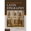 The Cambridge Manual of Latin Epigraphy - Paperback