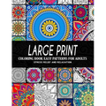 Large Print Coloring Book Easy Patterns for Adults - Paperback