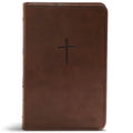 CSB Compact Bible, Value Edition, Brown Leathertouch - Imitation Leather