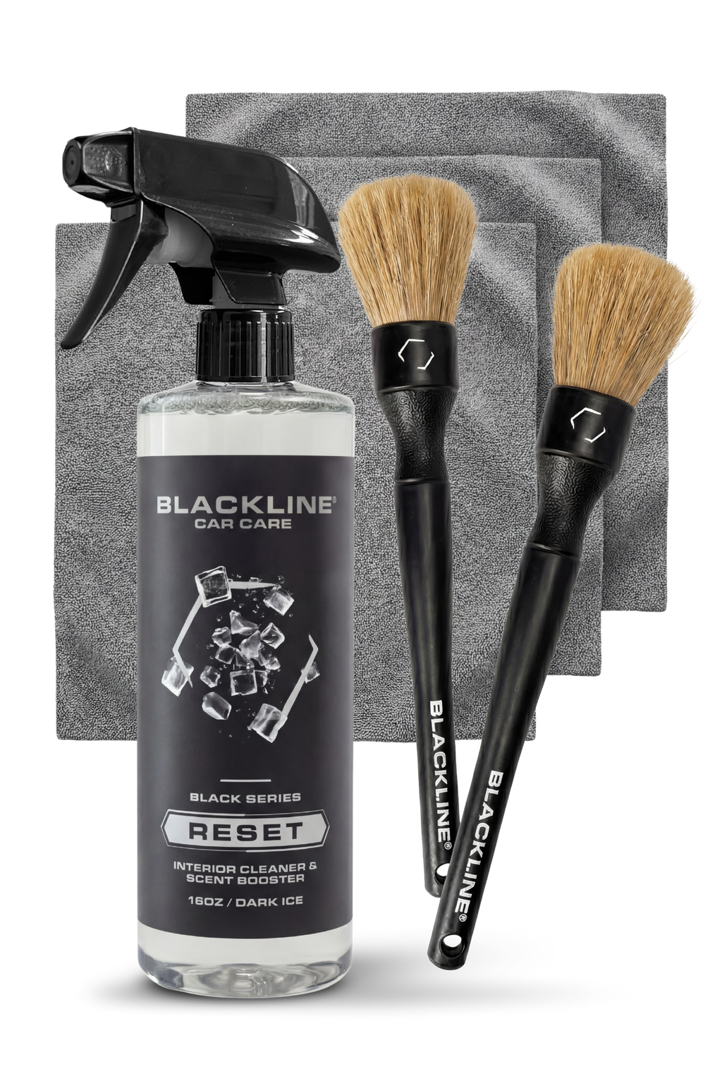 BLACKLINE® BOAR'S HAIR BRUSH SET