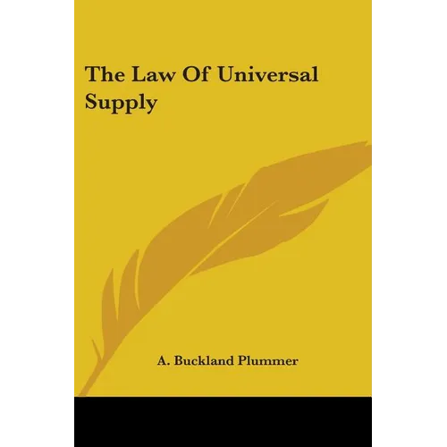 The Law Of Universal Supply - Paperback