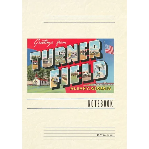 Vintage Lined Notebook Greetings from Turner Field - Paperback