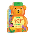 The Honey Bear Hive Shaped Board Book - Board Book
