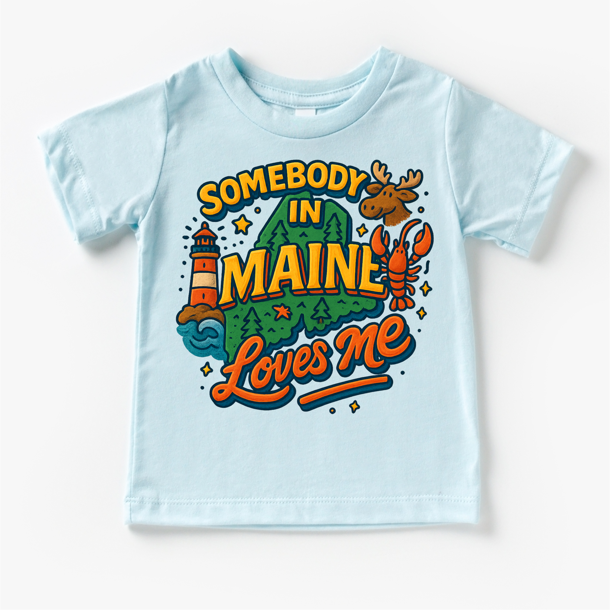 Somebody In Maine Loves Me Shirt - State Souvenir Tee