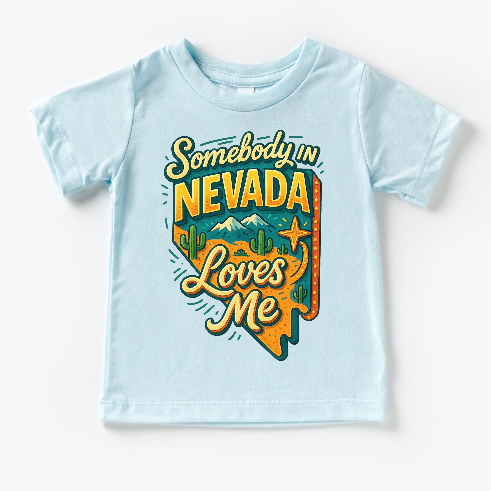Somebody In Nevada Loves Me Shirt - State Souvenir Tee