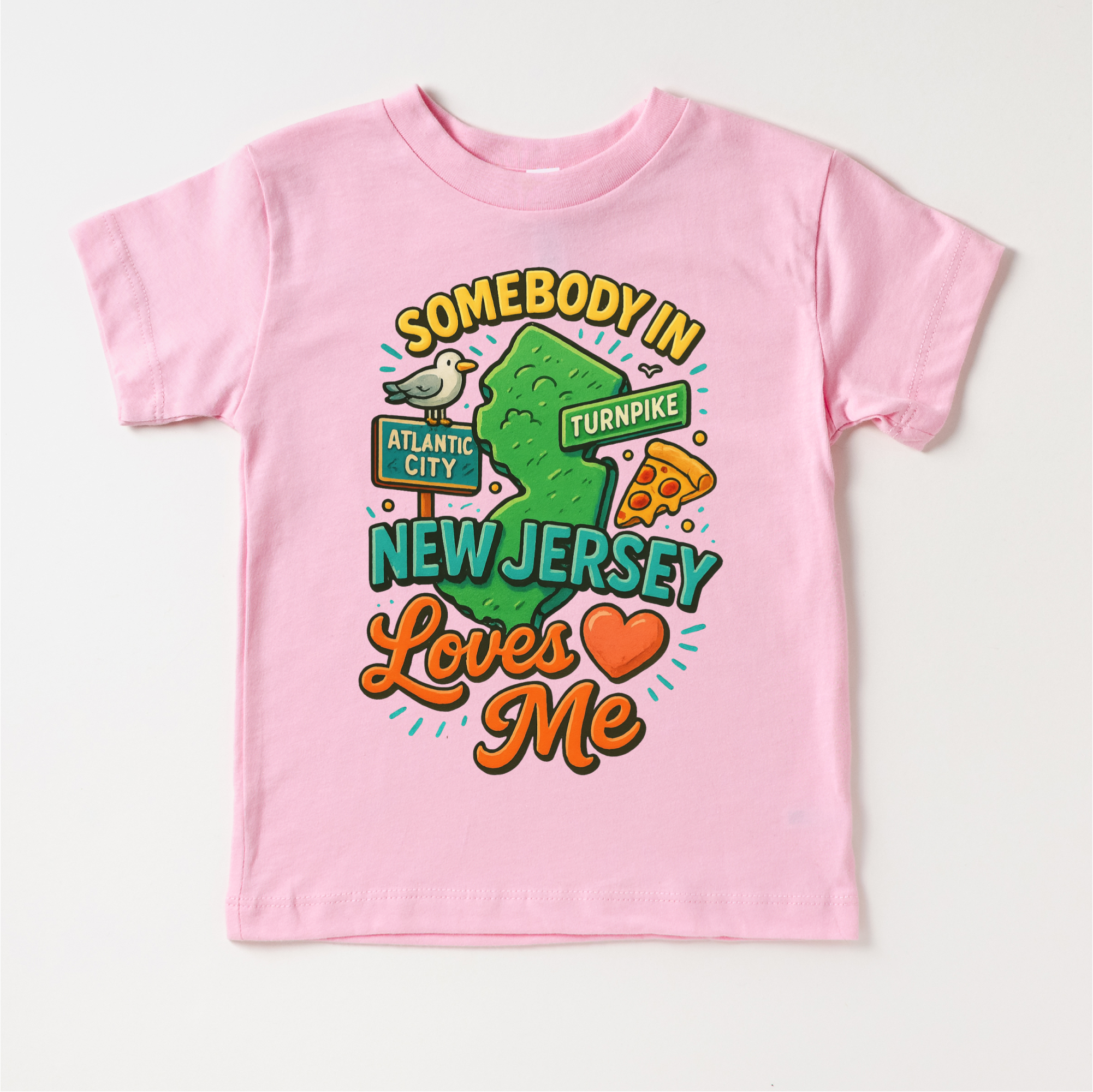 Somebody In New Jersey Loves Me Shirt - State Souvenir Tee