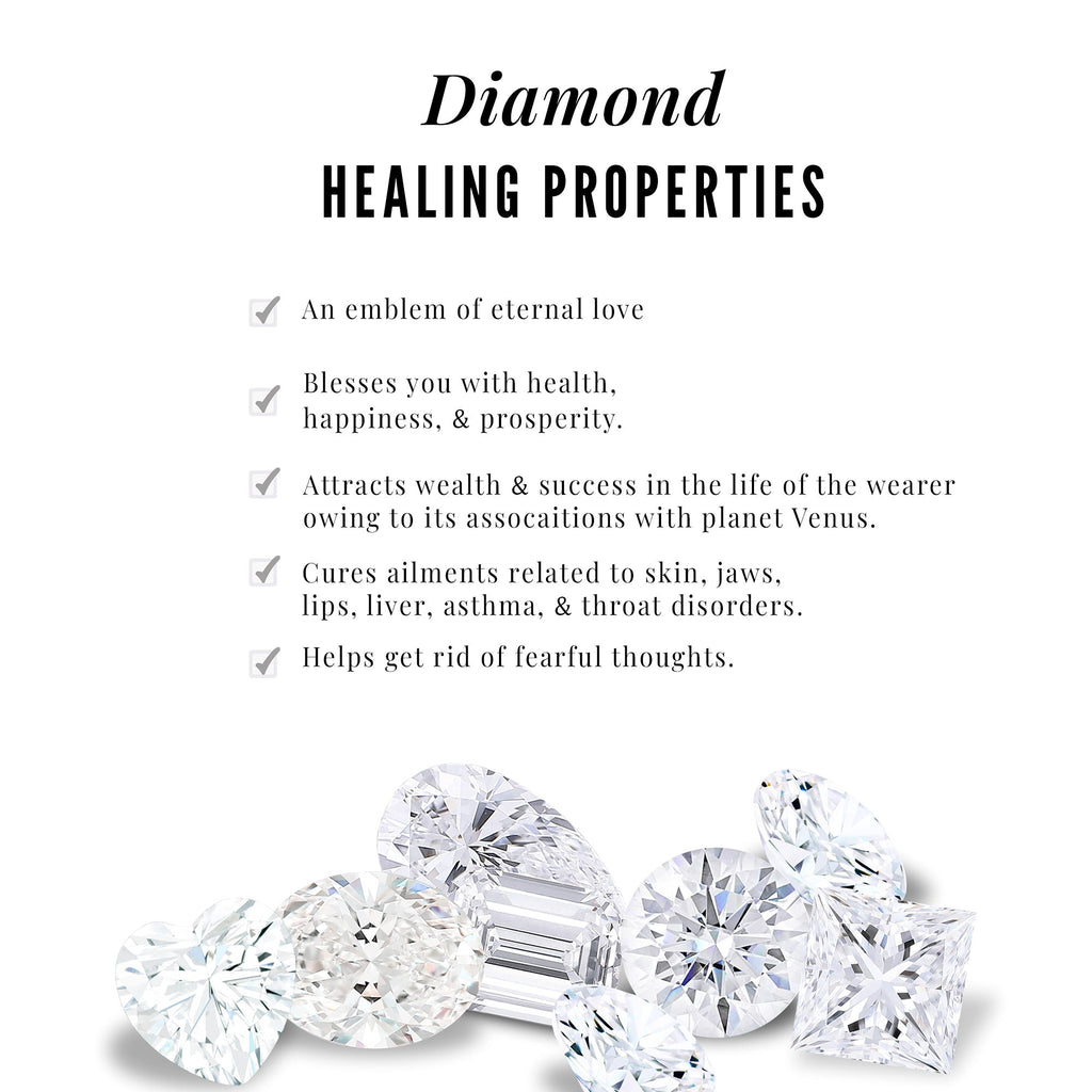 Natural Diamond Promise Ring with Side Stones