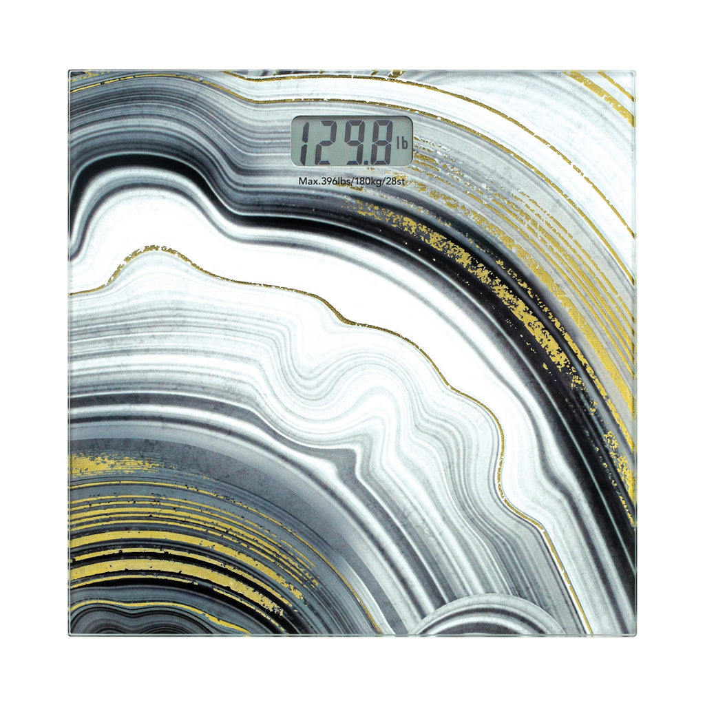 Digital Glass Body Scale 330lbs capacity -Ombre print