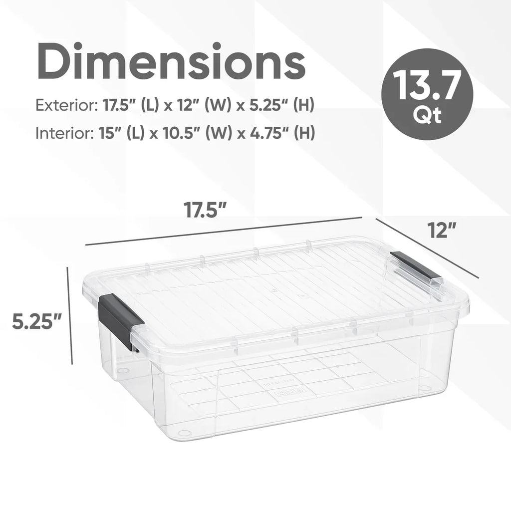 13 L  Storage Containers