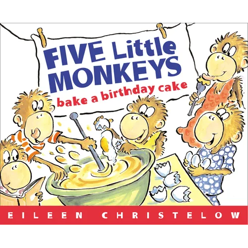 Five Little Monkeys Bake a Birthday Cake - Paperback