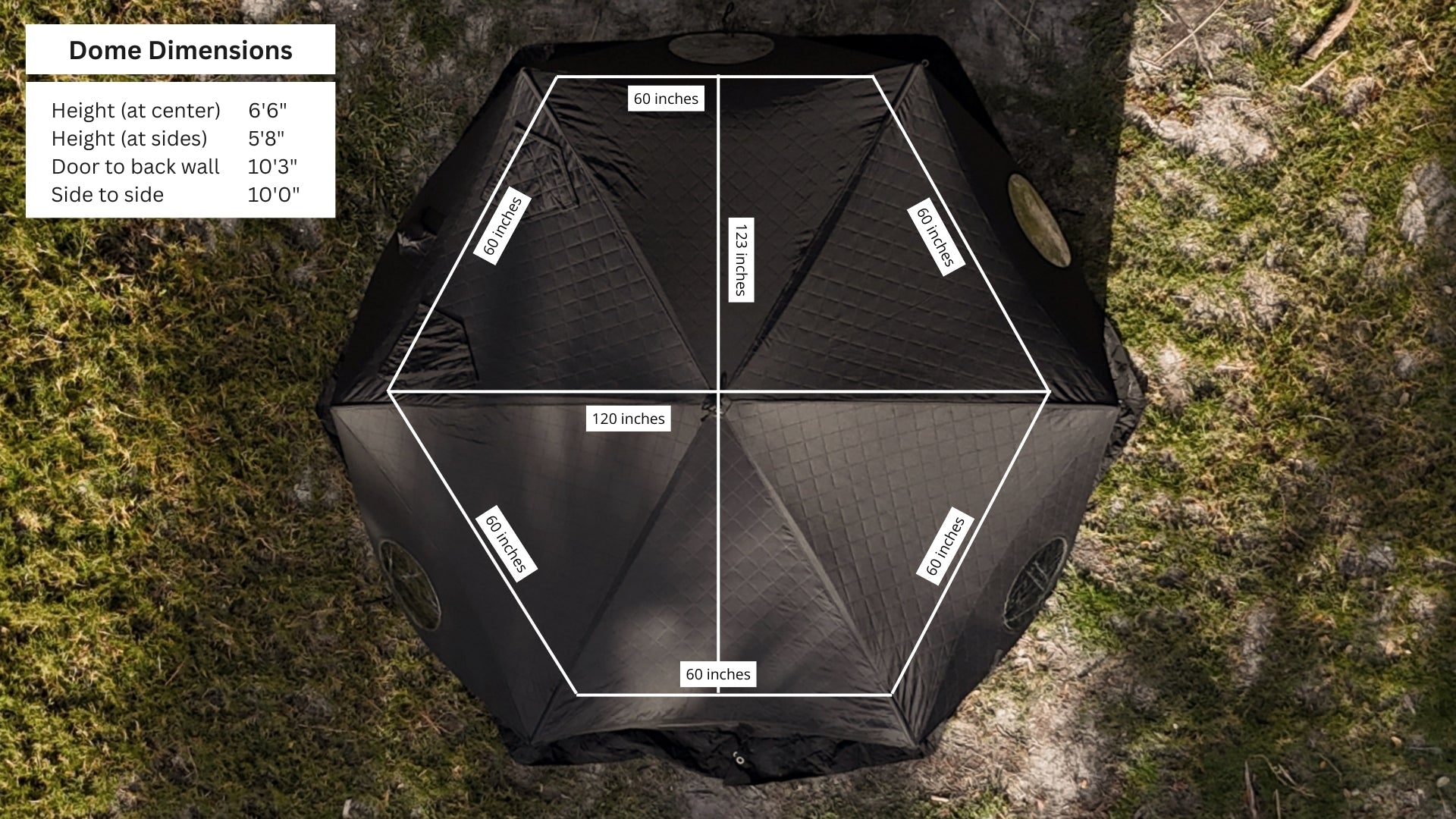 Dome Sauna Tent Starter Package (8-person)