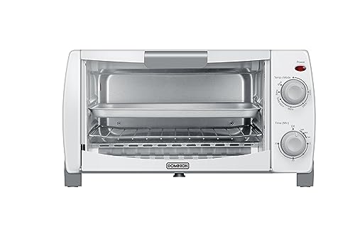 Dominion 4 slice Toaster Oven (White)