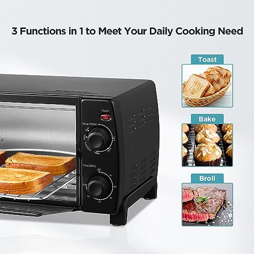 Dominion 4 slice toaster oven (Black)