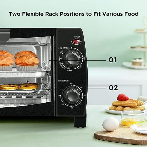 Dominion 4 slice toaster oven (Black)