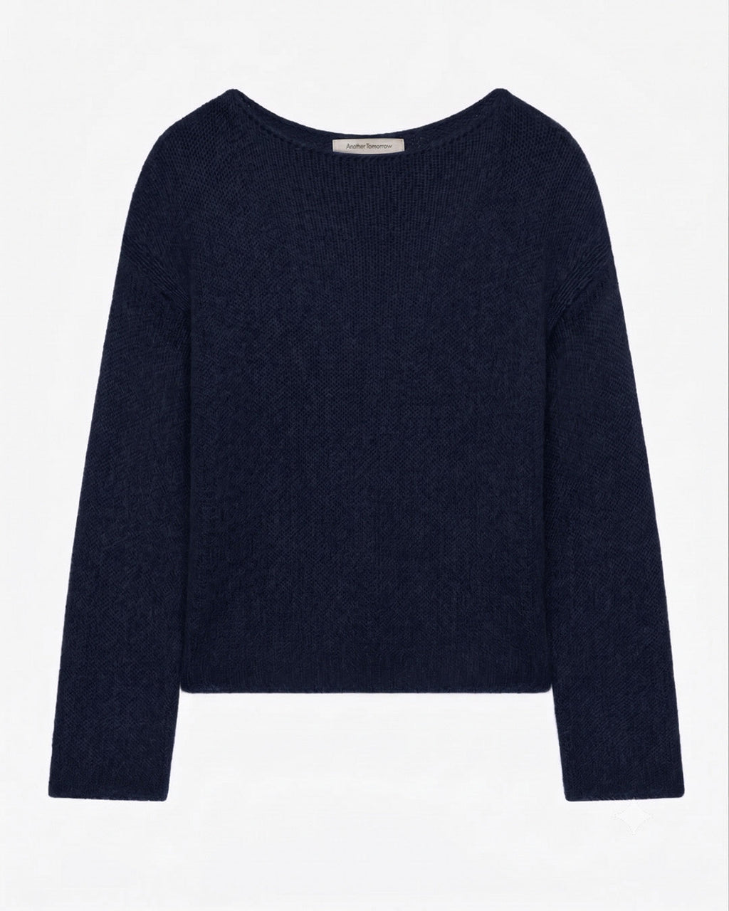 Draped Knit Sweater | Navy