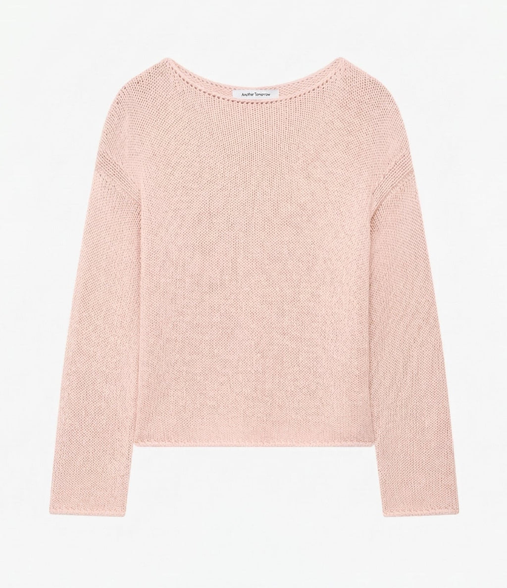 Draped Knit Sweater | Quartz