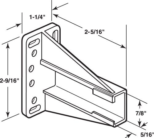Drawer Track Backplate