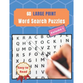 60 Large Print Word Search Puzzles: Easy to read and great brain training - Paperback