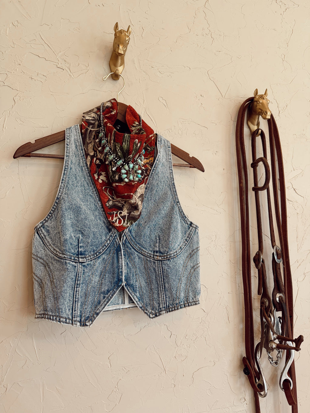 The Devan Denim Top