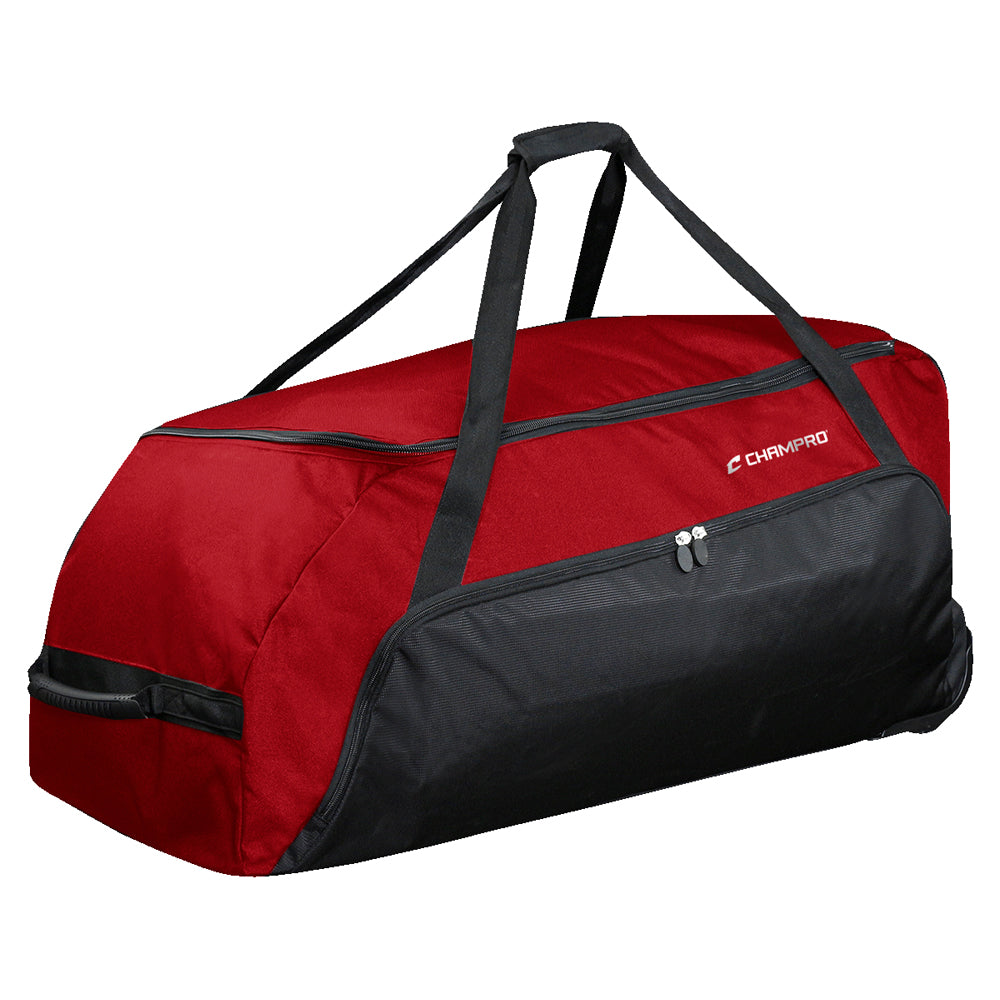 CHAMPRO SPORTSWEAR JUMBO ALL-PURPOSE BAG ON WHEELS 36" X 16" X 18"