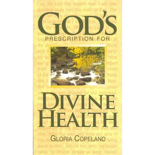 God's Prescription for Divine Health - Paperback