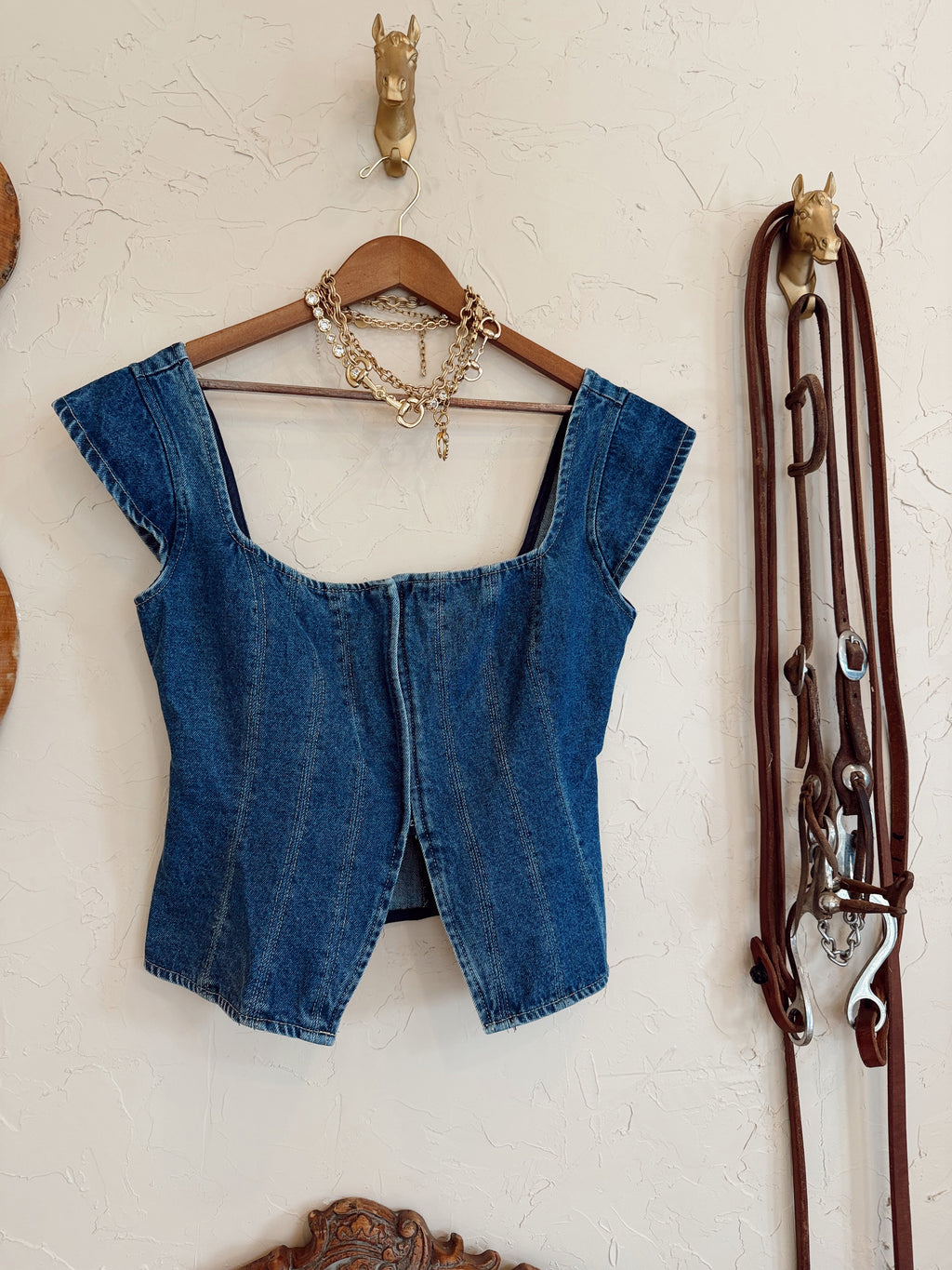 The Dunmore Denim Top