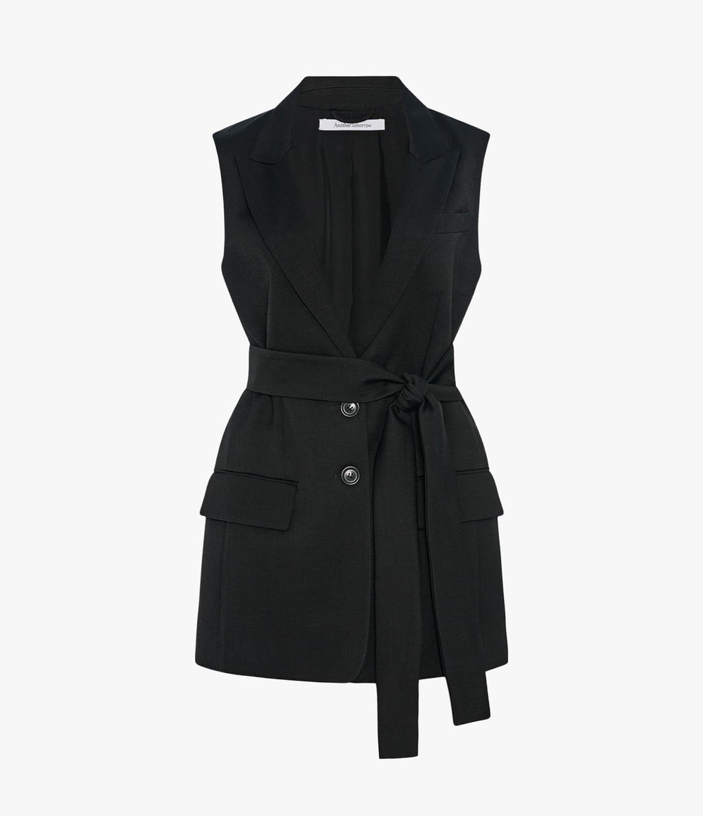 Easy Tie Vest | Black